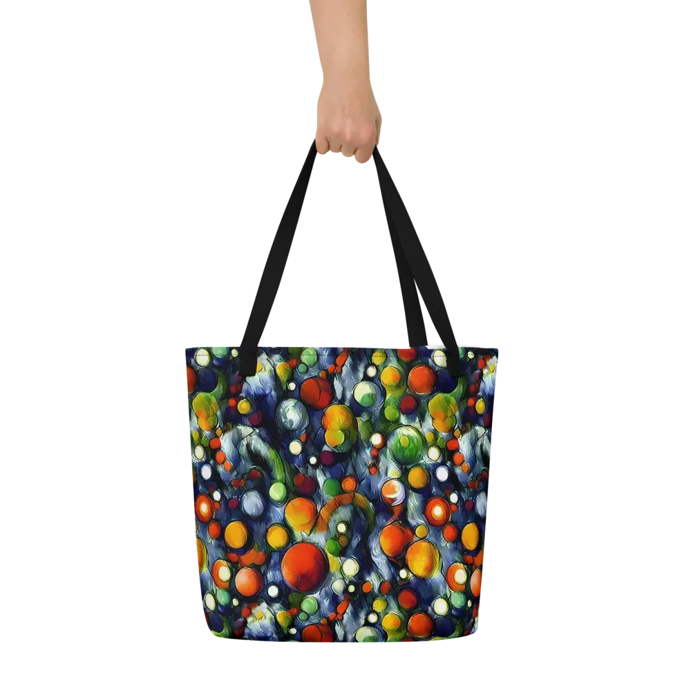 Neon Harvest on Large Tote Bag W/ Pocket — Front