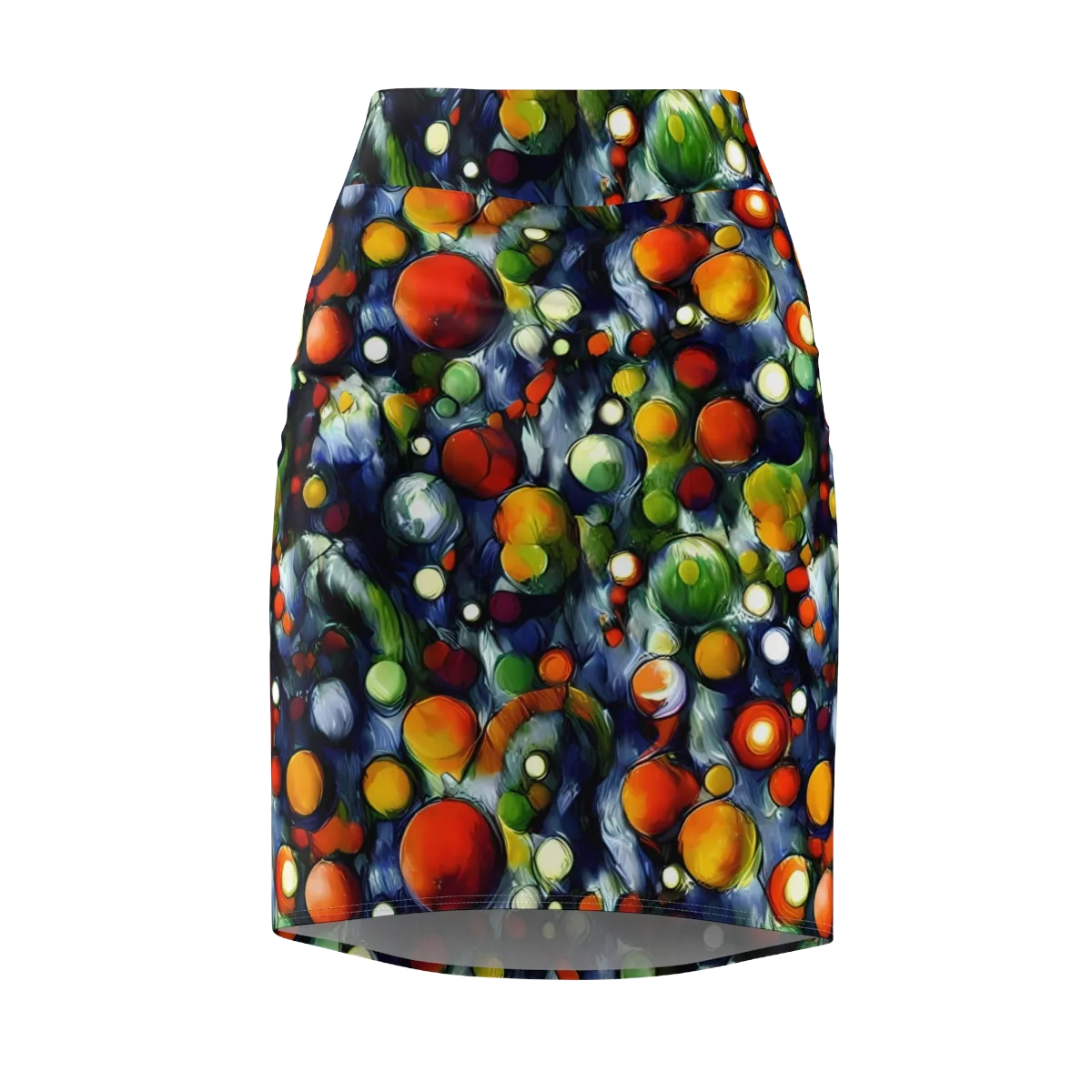 Neon Harvest on Pencil Skirt — Front