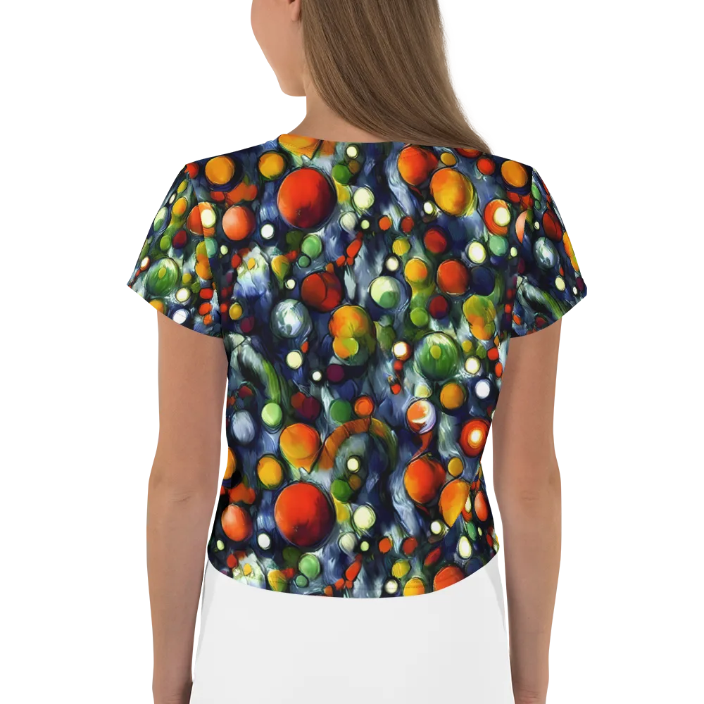 Neon Harvest on Crop Tee — Back