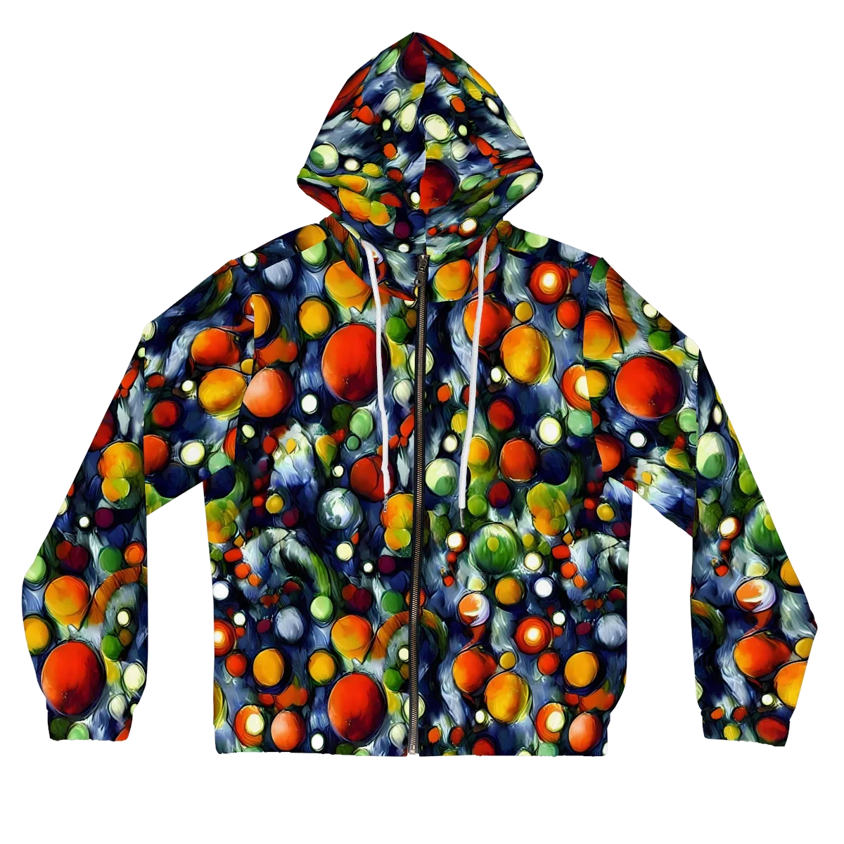 Neon Harvest on Women's Full-Zip Hoodie — Front