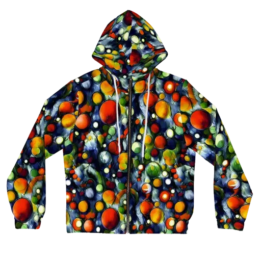 Neon Harvest on a Women's Full-Zip Hoodie