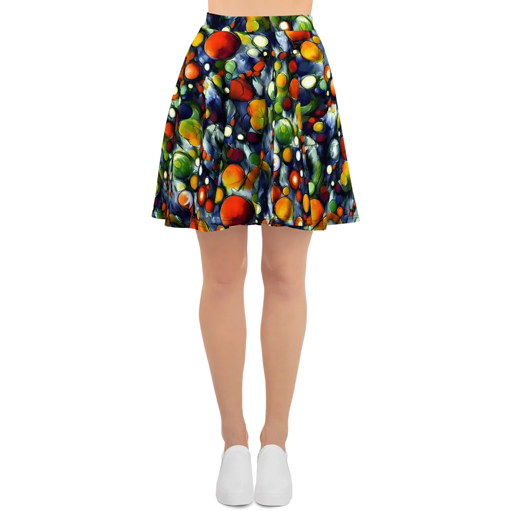 Neon Harvest on Skater Skirt — Front