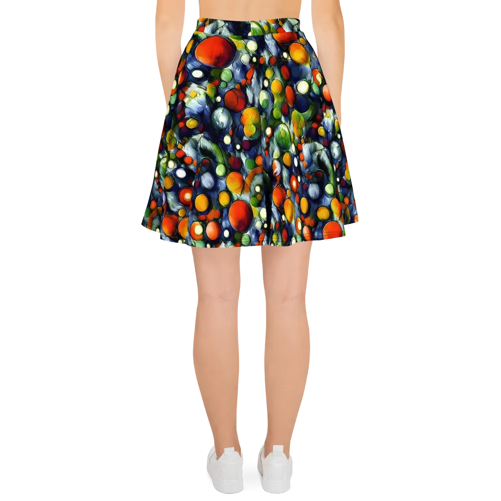 Neon Harvest on Skater Skirt — Back