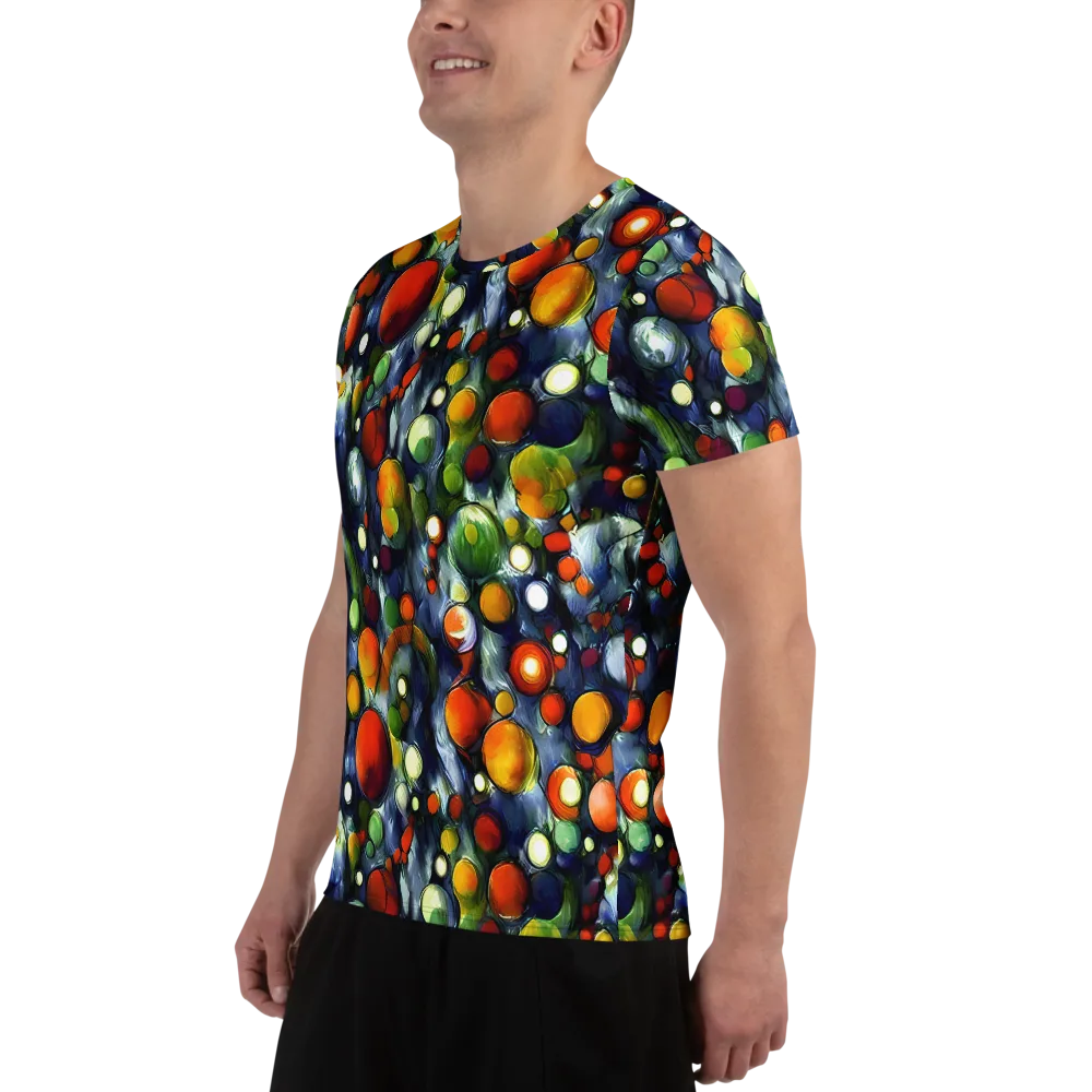 Neon Harvest on Men's Athletic T-Shirt — Left