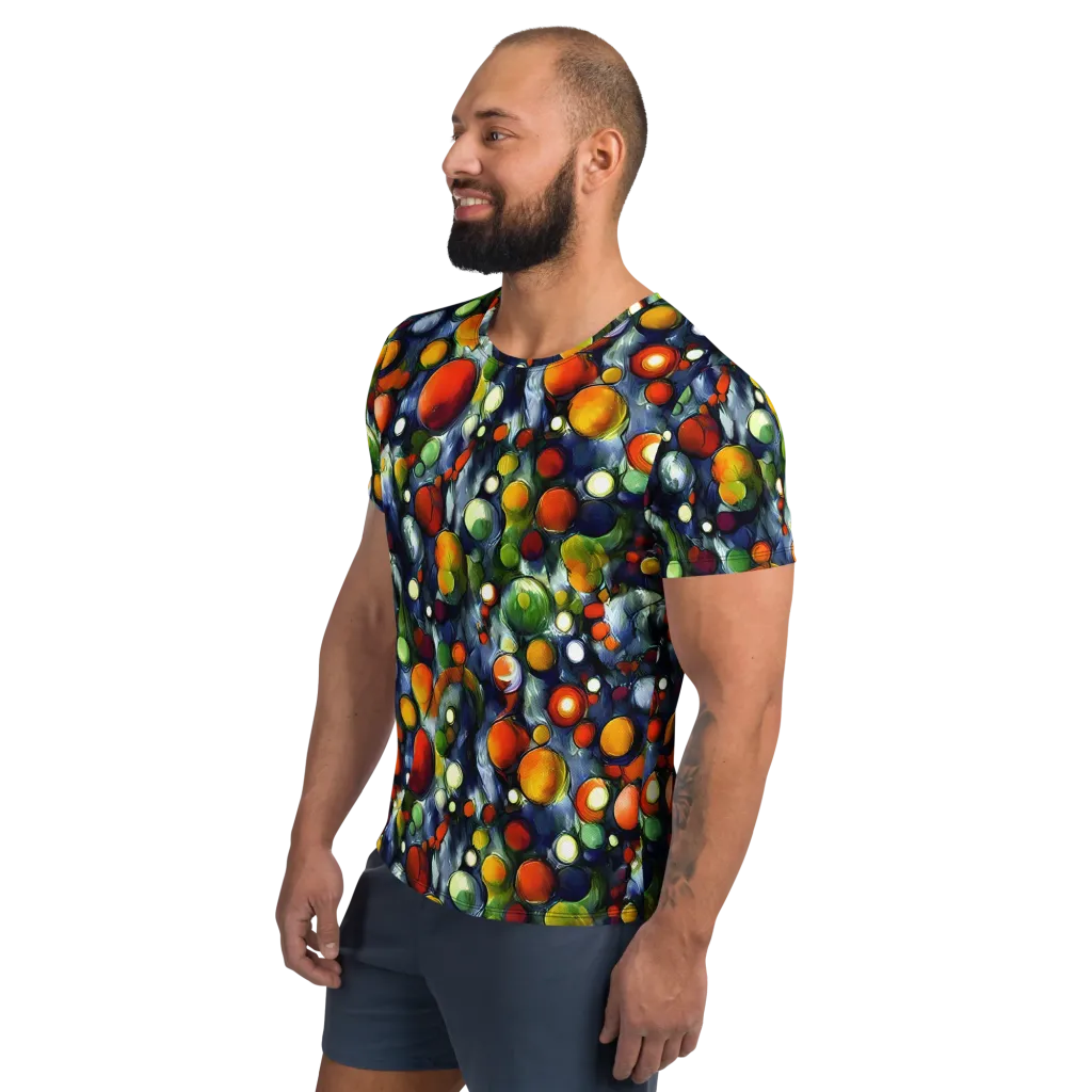 Neon Harvest on Men's Athletic T-Shirt — Left