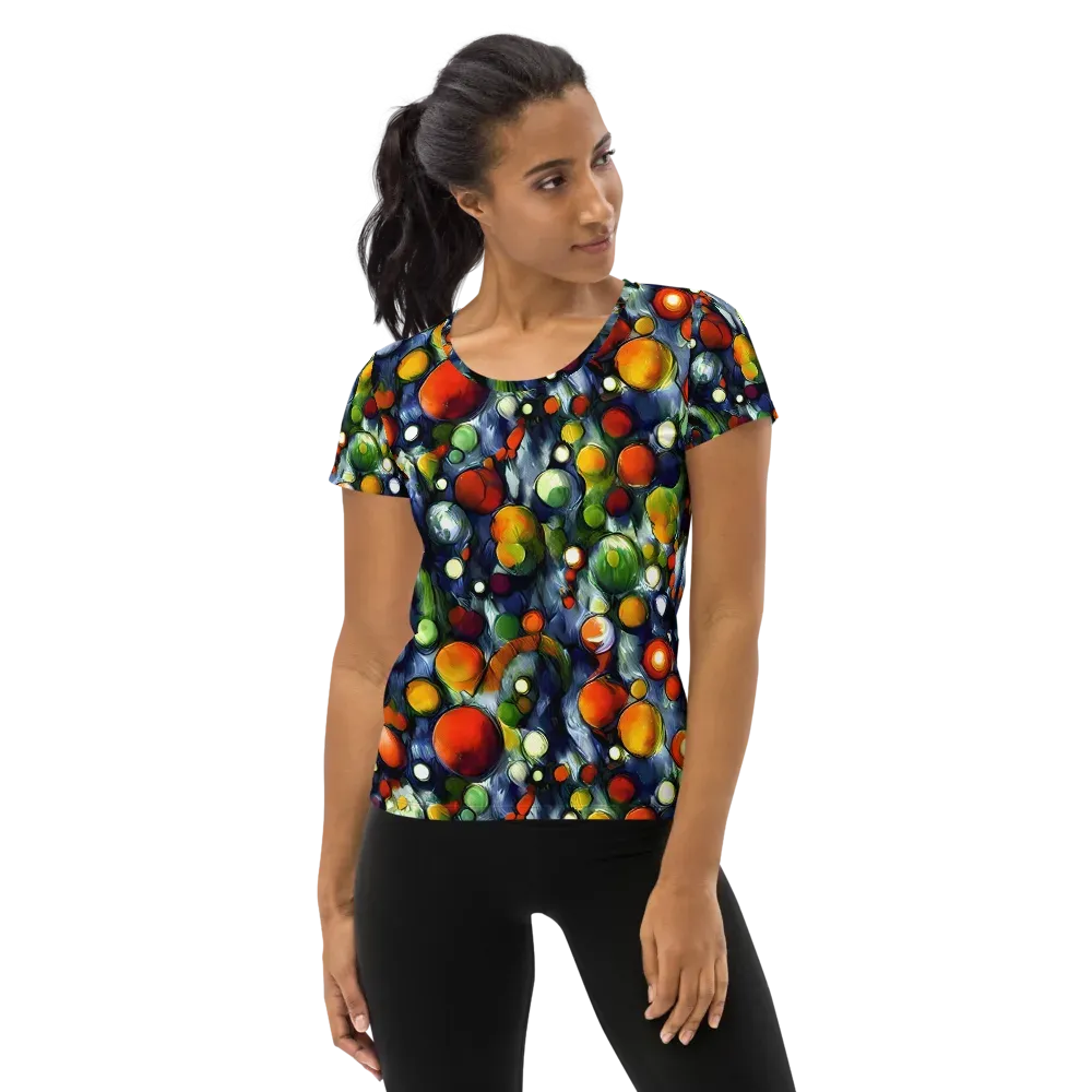 Neon Harvest on Women's Athletic T-Shirt — Front