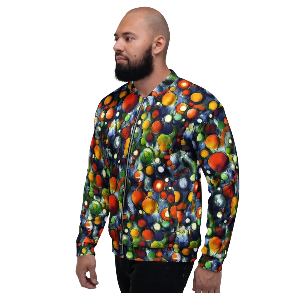 Neon Harvest on Bomber Jacket — Left