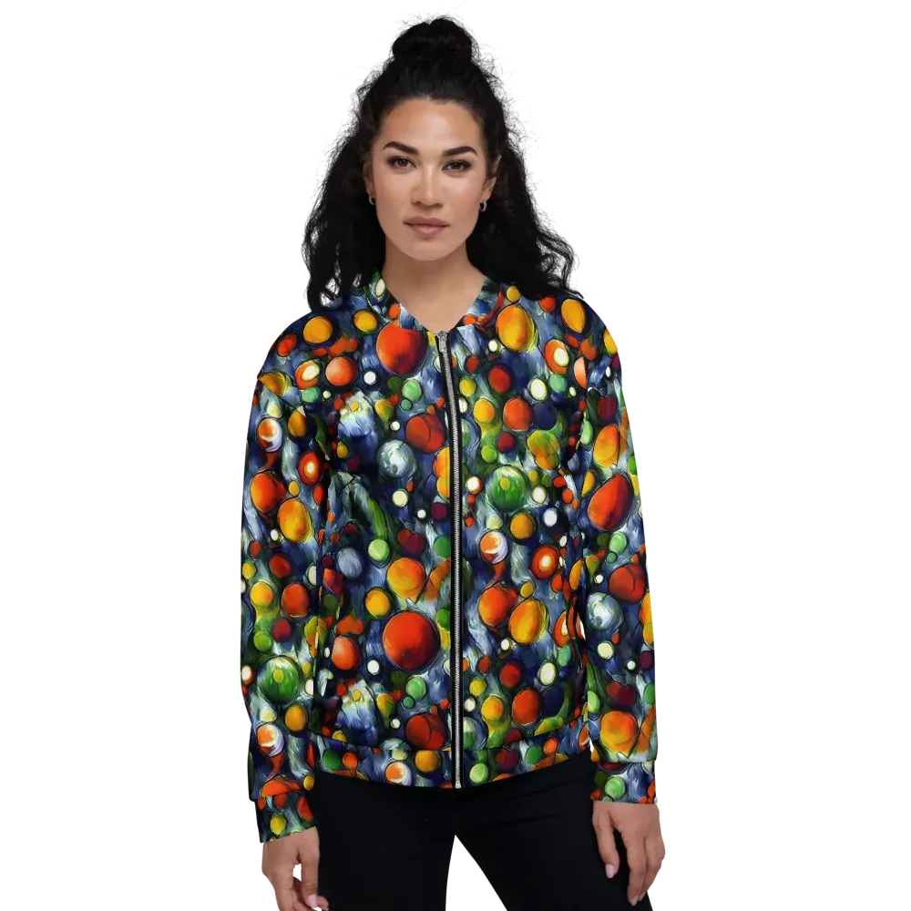 Neon Harvest on Bomber Jacket — Front