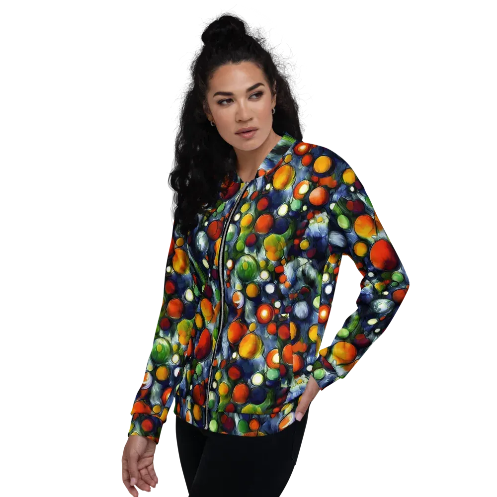 Neon Harvest on Bomber Jacket — Left
