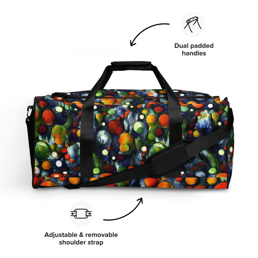 Neon Harvest on Duffle Bag — Front