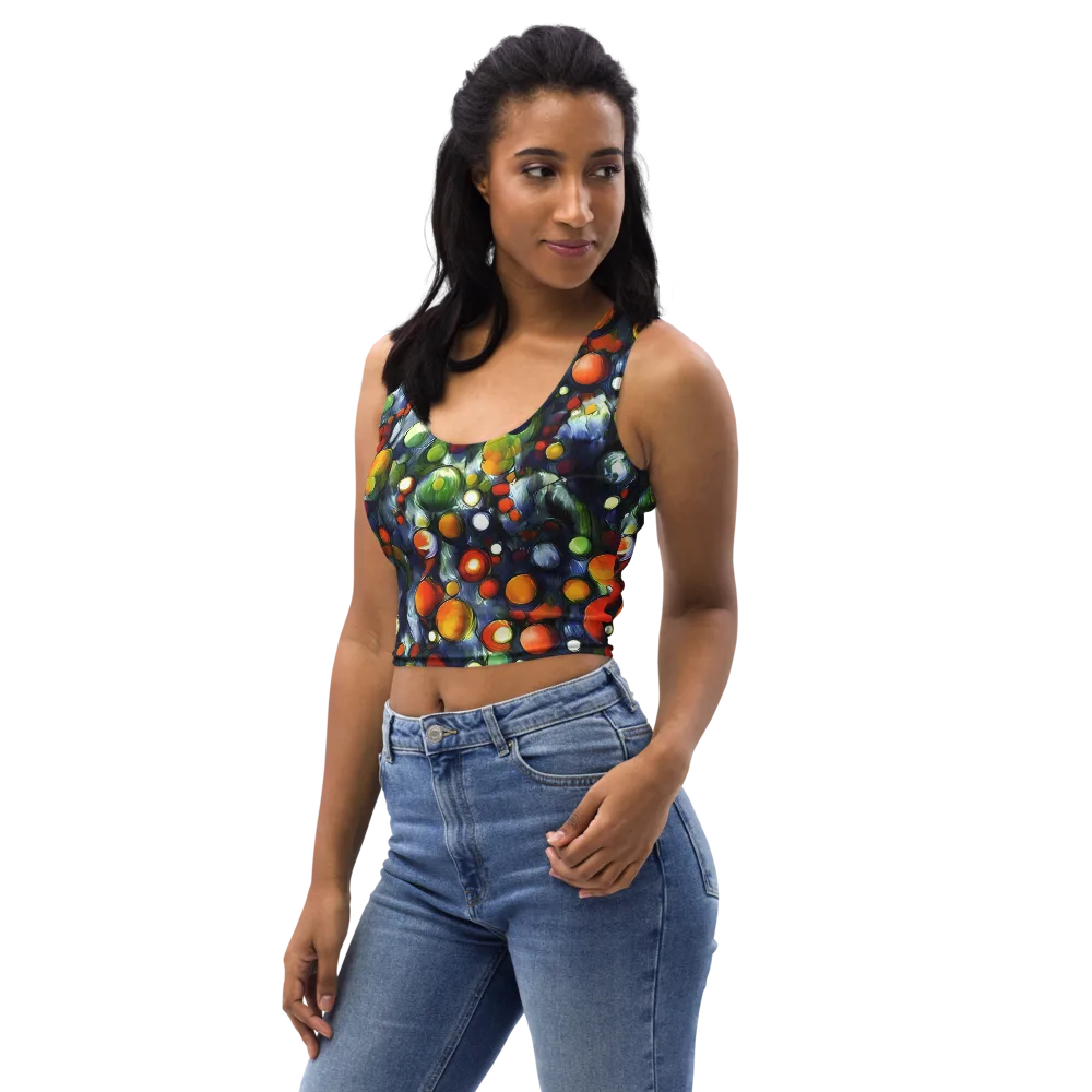 Neon Harvest on Crop Top — Left Front