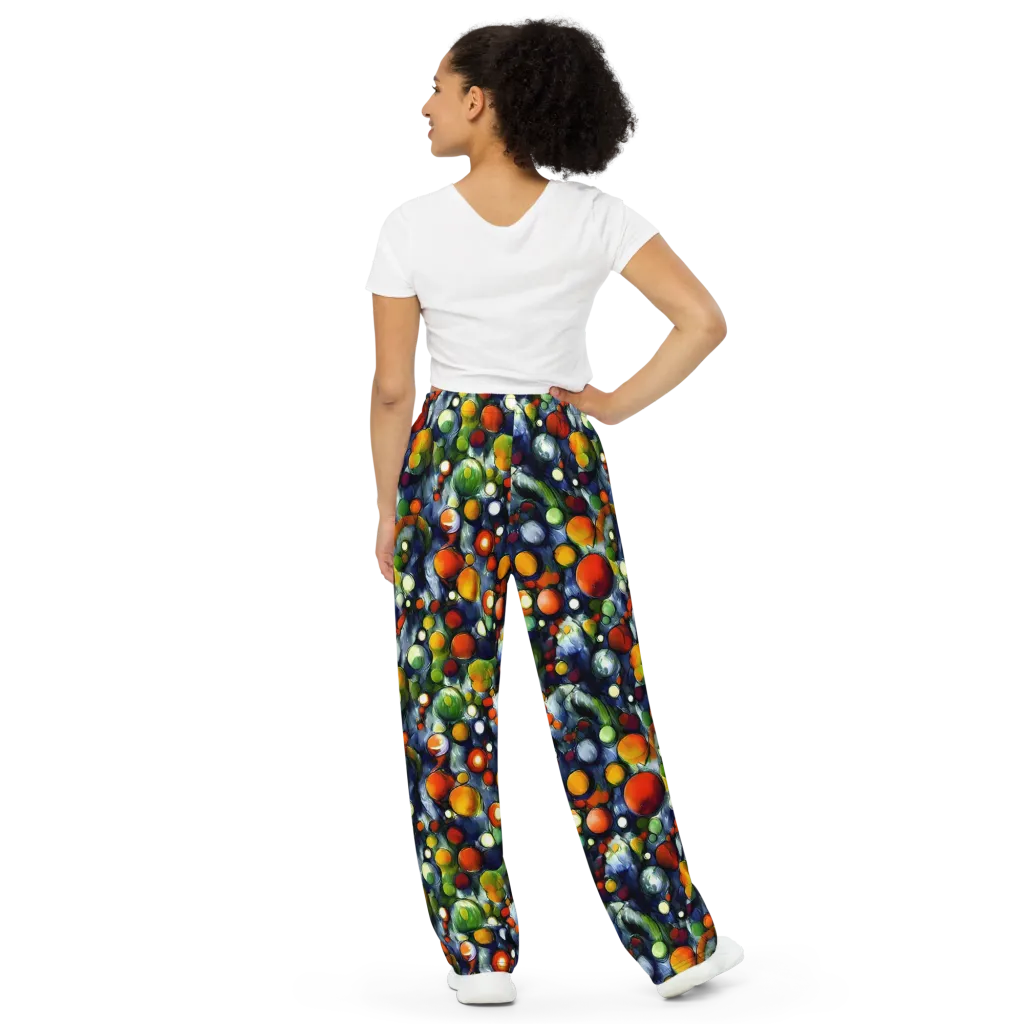 Neon Harvest on Wide-Leg Pants — Back