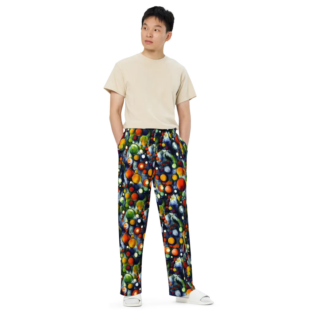 Neon Harvest on Wide-Leg Pants — Front
