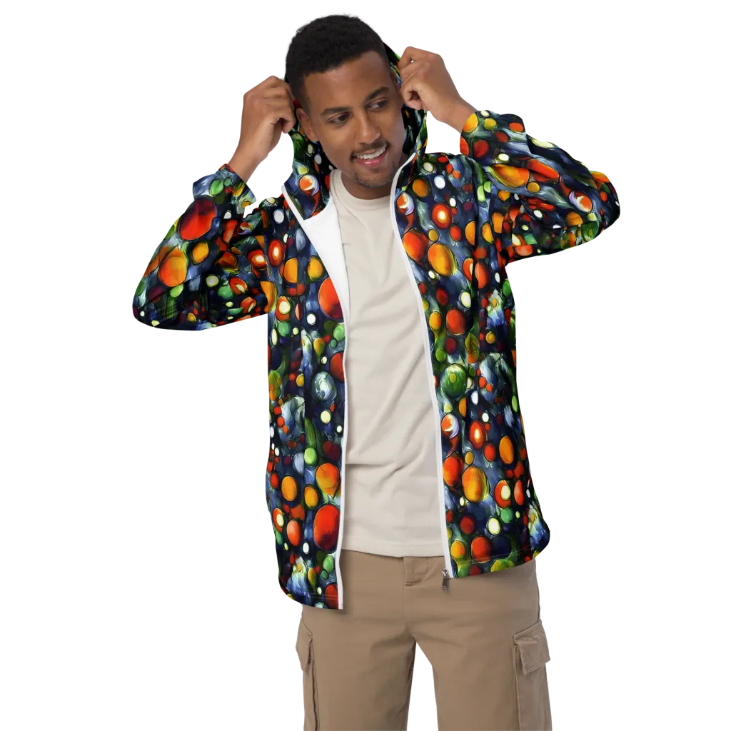 Neon Harvest on Men's Windbreaker — Front