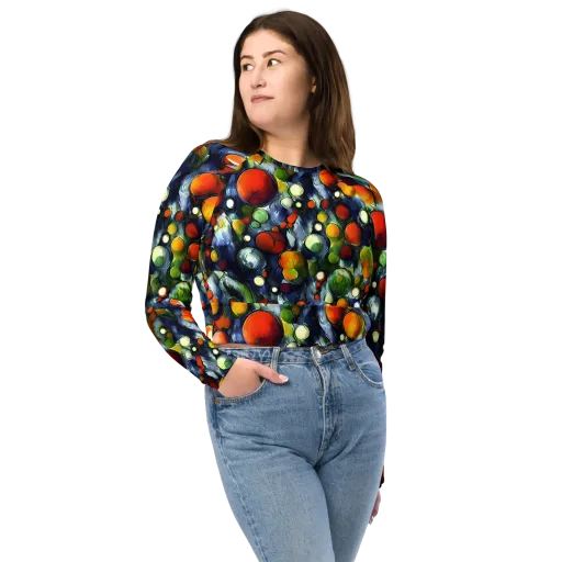 Neon Harvest on a Long Sleeve Crop Top