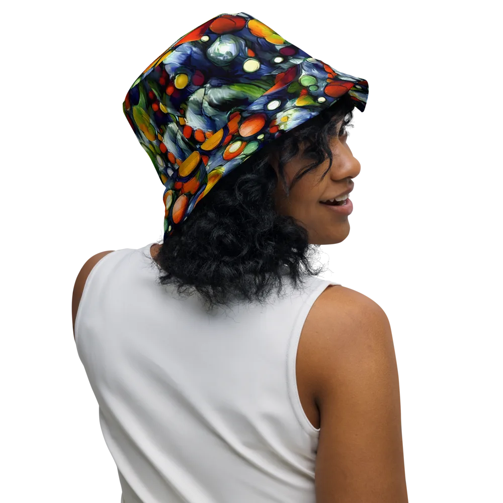Neon Harvest on Reversible Bucket Hat — Right Outside