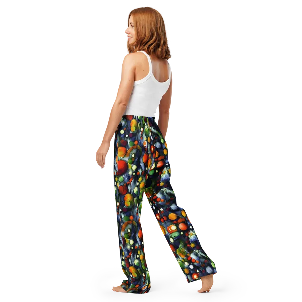 Neon Harvest on Women's Pajama Pants — Back