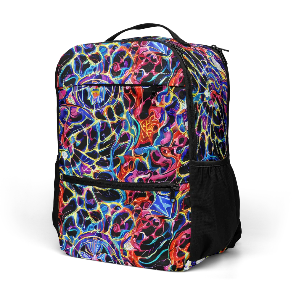 Abyssal Neon on Utility Backpack — Left Front