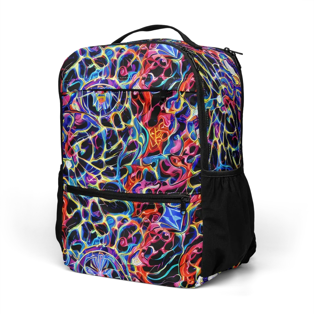 Abyssal Neon on Utility Backpack — Left Front