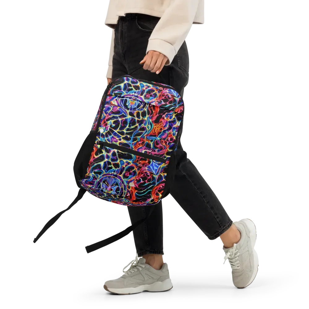 Abyssal Neon on Utility Backpack — Front