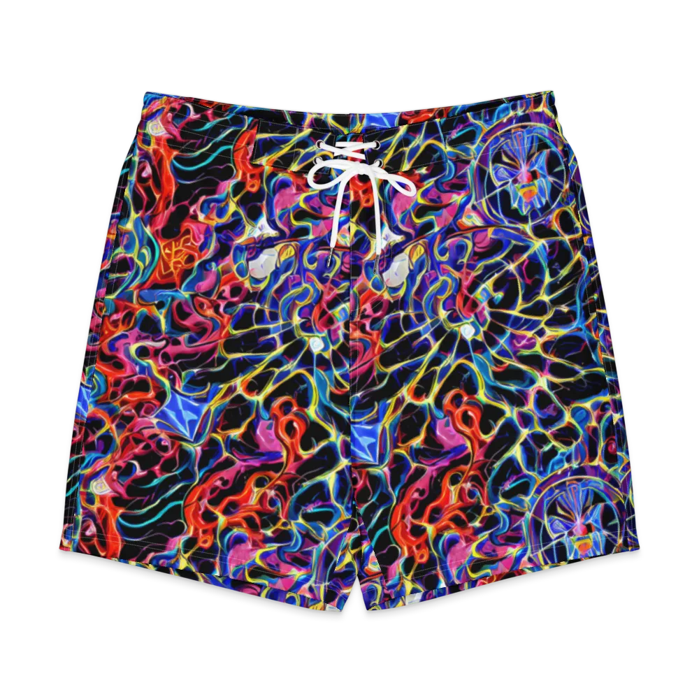 Abyssal Neon on Men's Board Shorts — Front