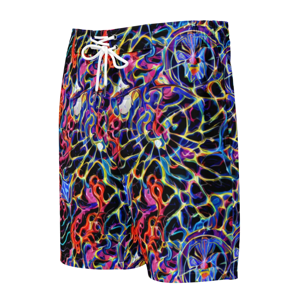 Abyssal Neon on Men's Board Shorts — Front