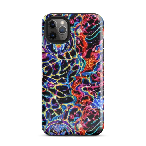 Abyssal Neon on a Tough Case for iPhone®