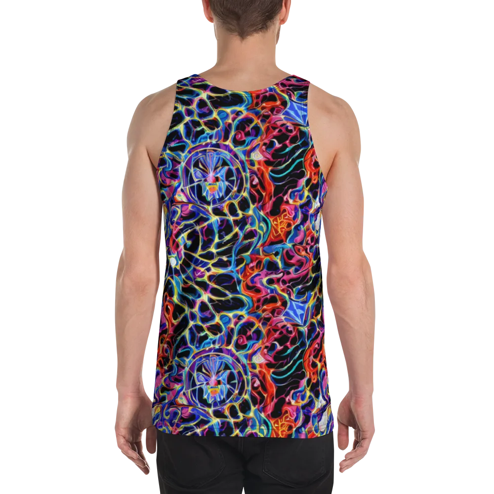 Abyssal Neon on Men's Tank Top — Back