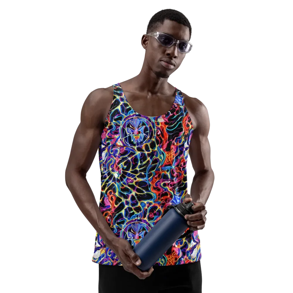 Abyssal Neon on Men's Tank Top — Front