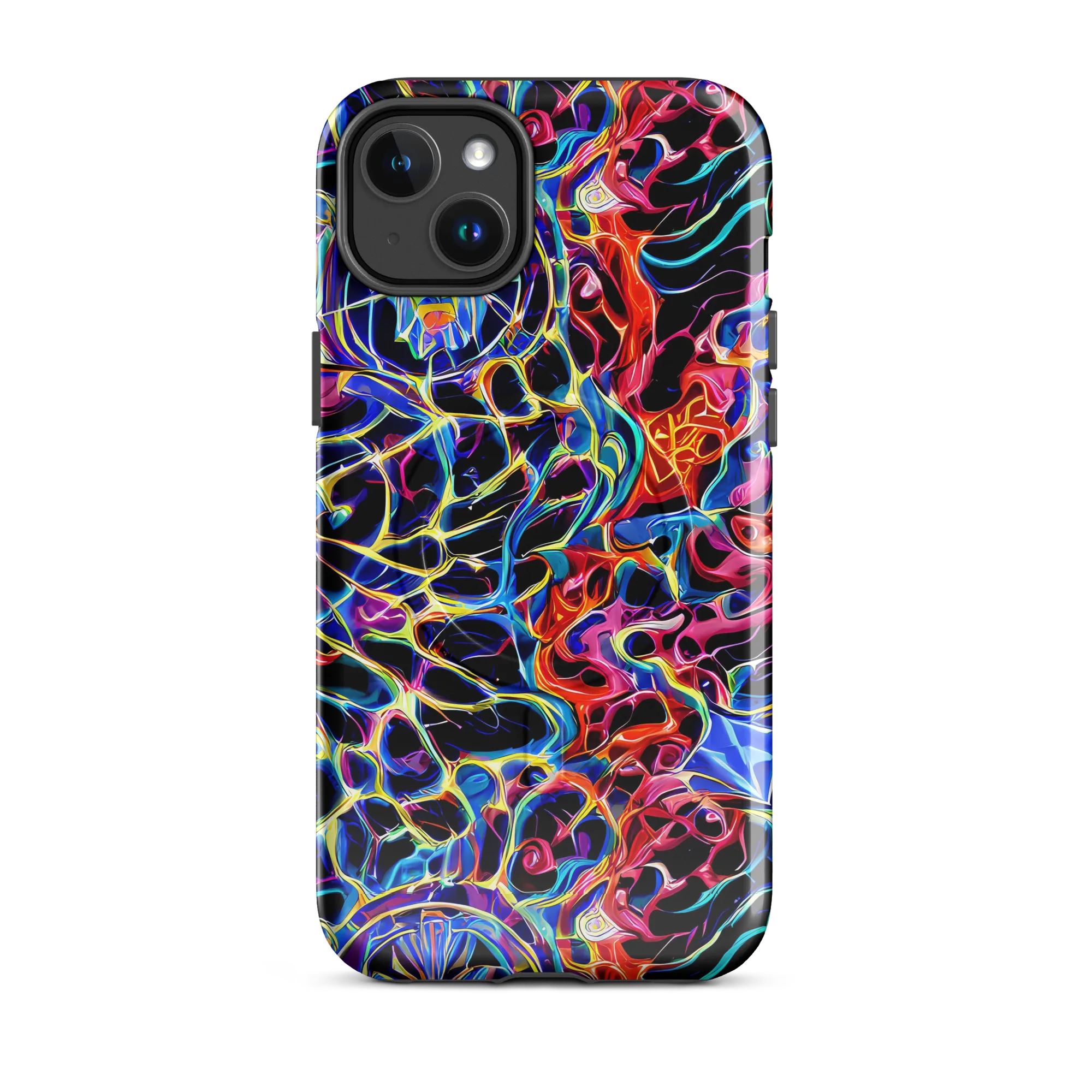 Abyssal Neon on MagSafe Tough Case for iPhone® — Front