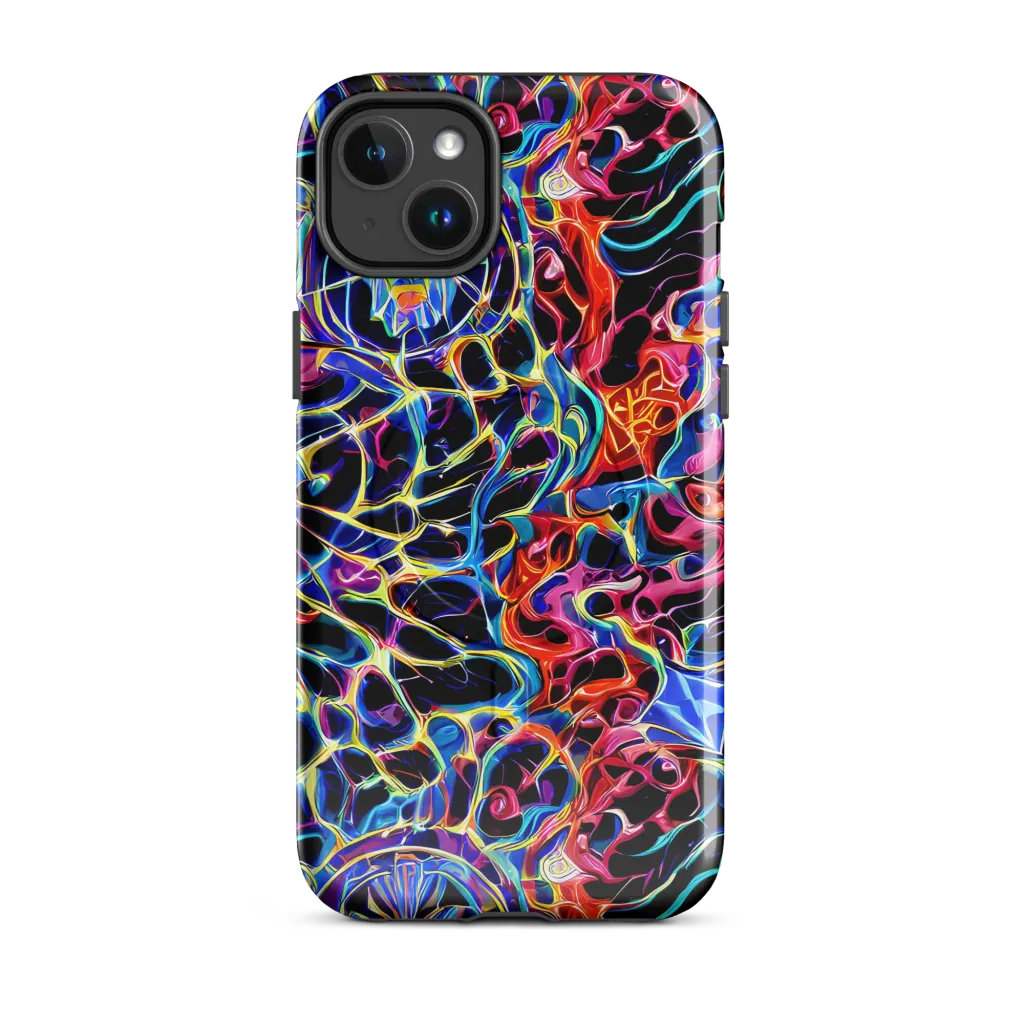 Abyssal Neon on MagSafe Tough Case for iPhone® — Front