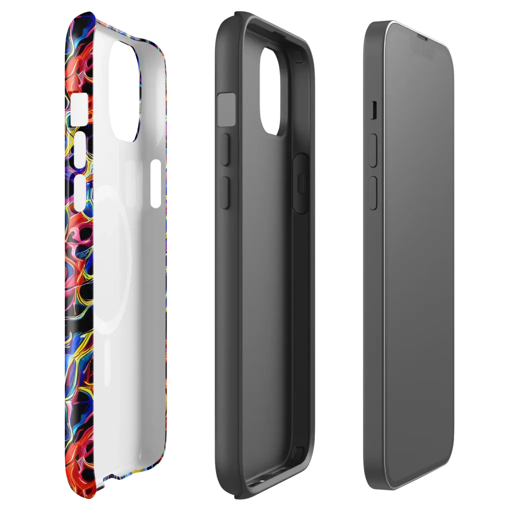 Abyssal Neon on MagSafe Tough Case for iPhone® — Front