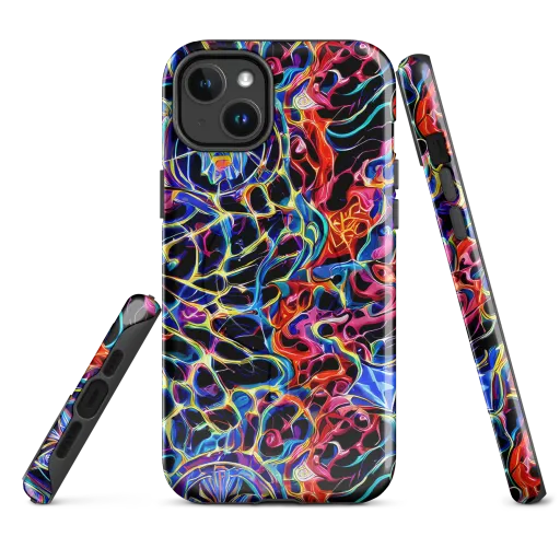 Abyssal Neon on a MagSafe Tough Case for iPhone®