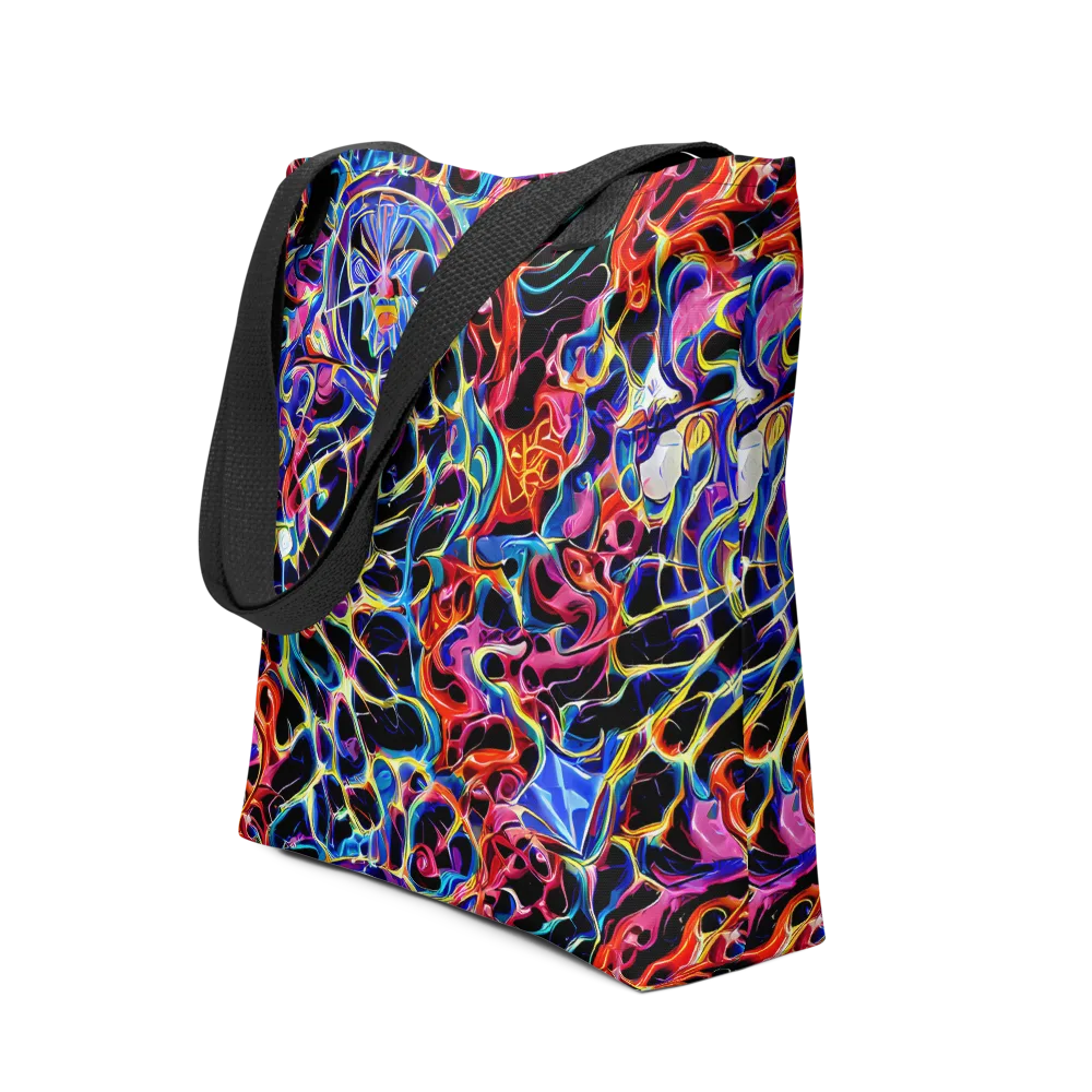 Abyssal Neon on Tote Bag — Front