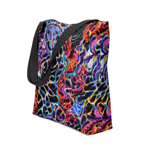 Abyssal Neon on a Tote Bag