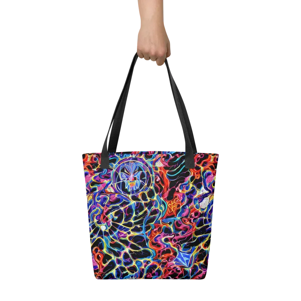 Abyssal Neon on Tote Bag — Front