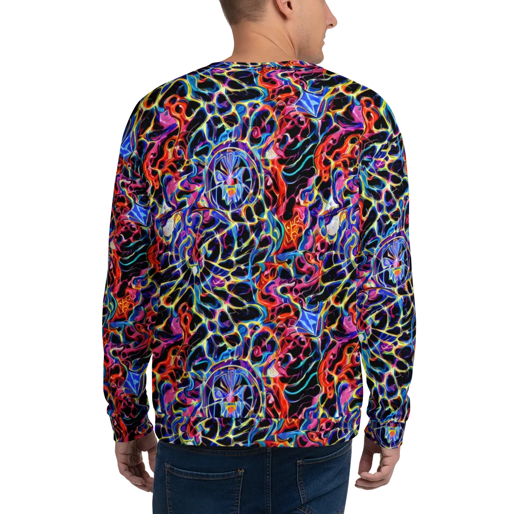 Abyssal Neon on Sweatshirt — Back