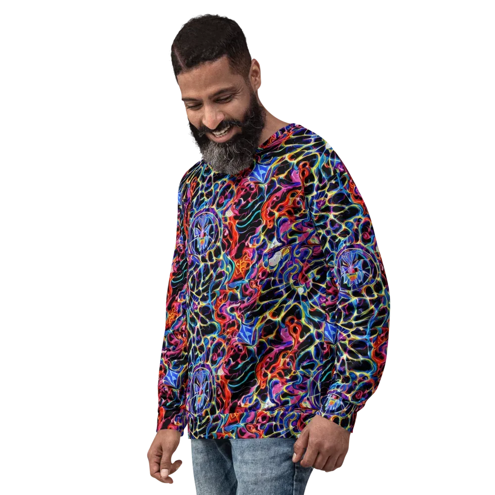 Abyssal Neon on Sweatshirt — Left Front
