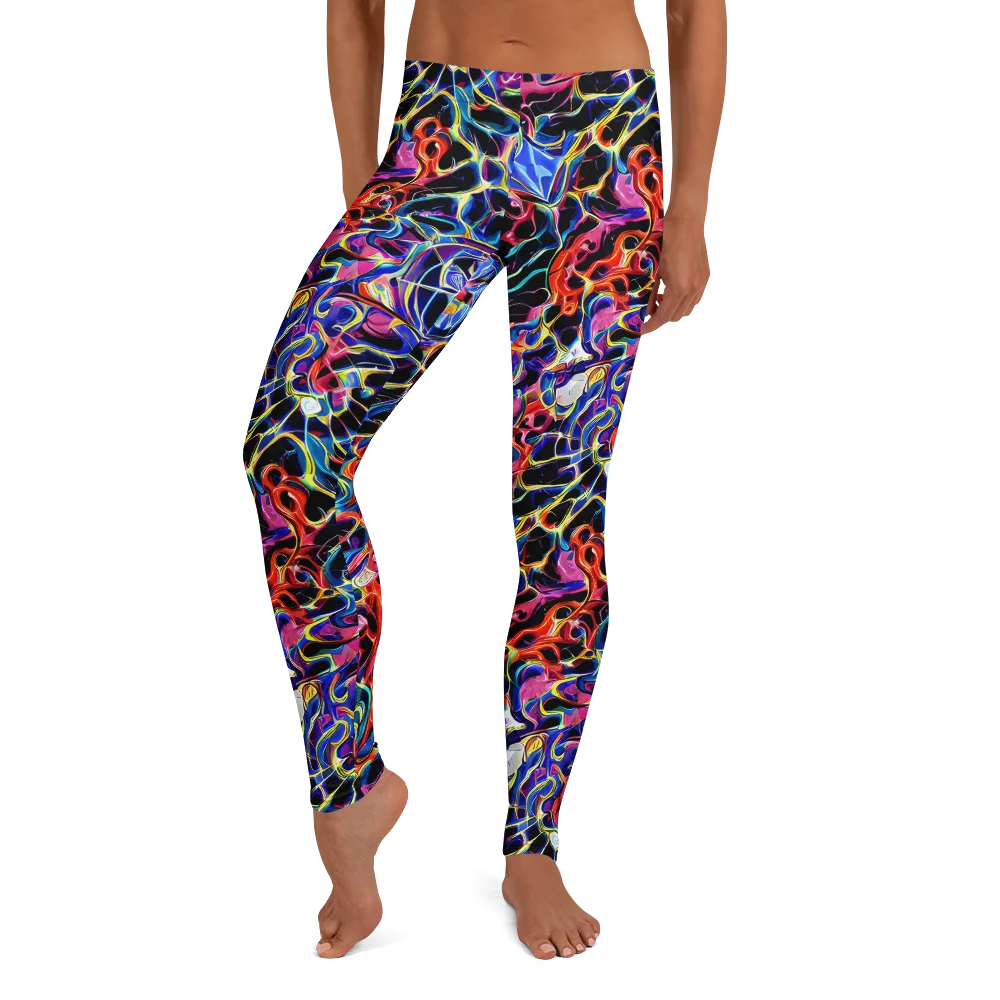 Abyssal Neon on Leggings — Front