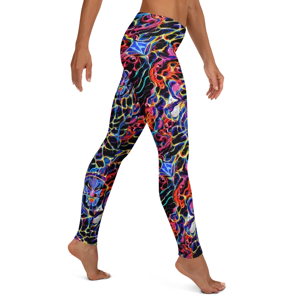 Abyssal Neon on Leggings — Right