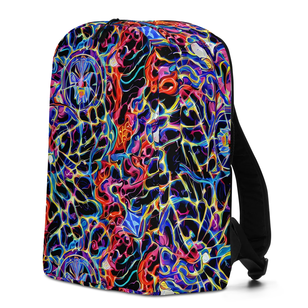 Abyssal Neon on Minimalist Backpack — Left
