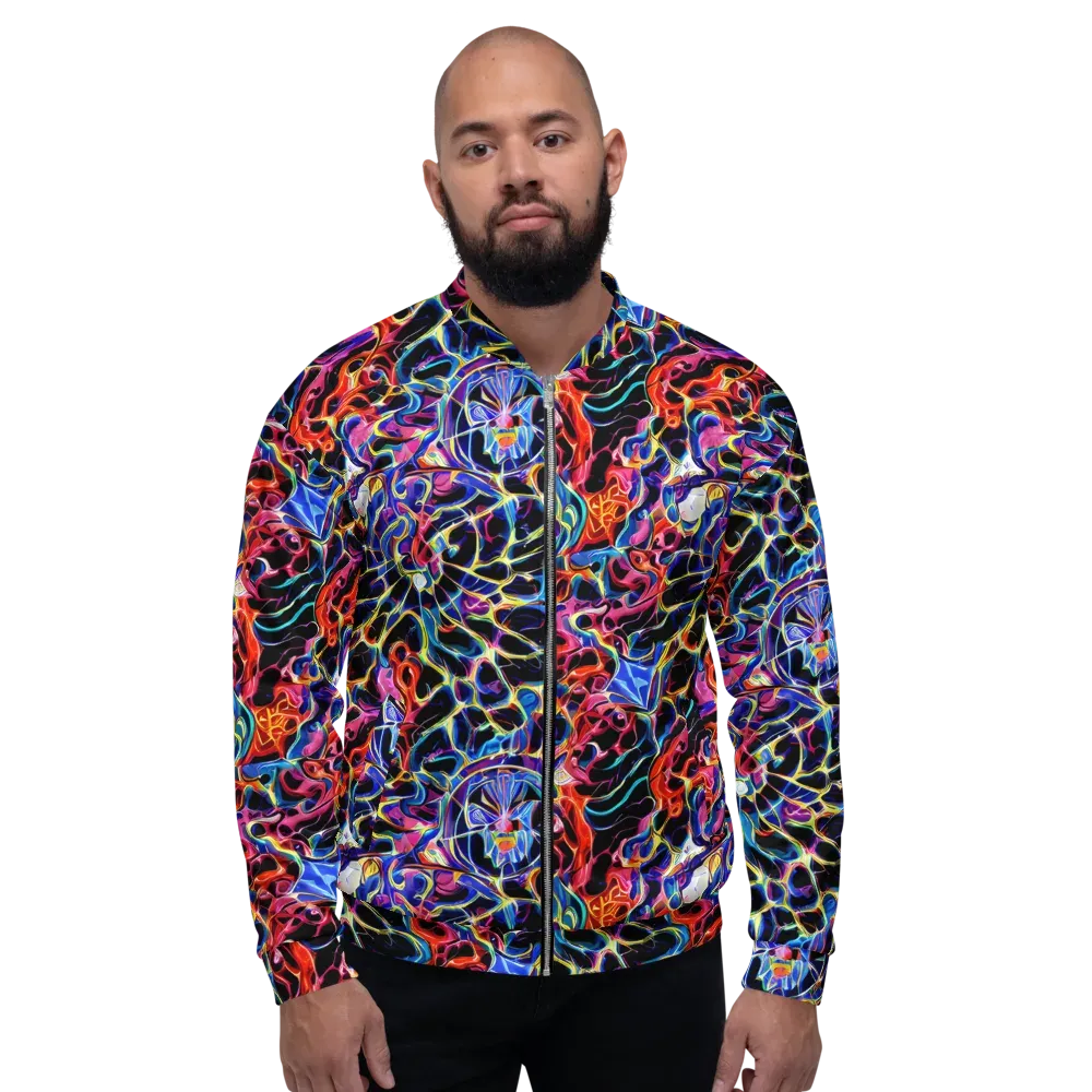 Abyssal Neon on Bomber Jacket — Front