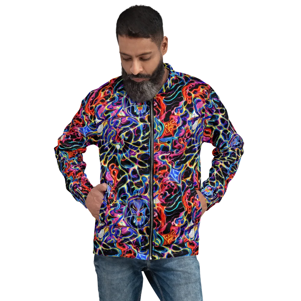 Abyssal Neon on Bomber Jacket — Front