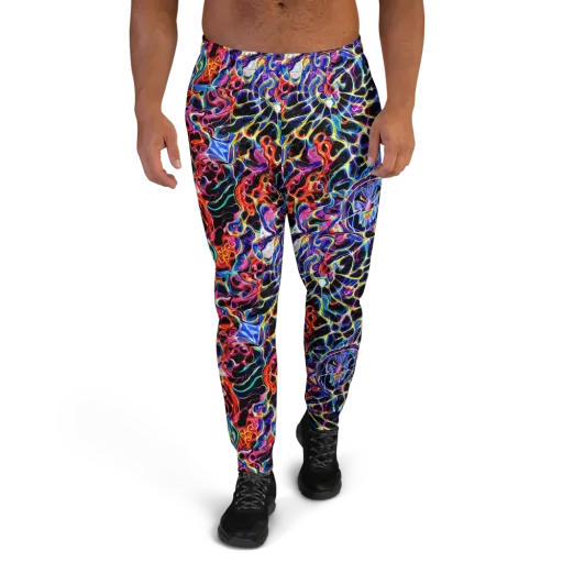 Abyssal Neon on a Men's Joggers