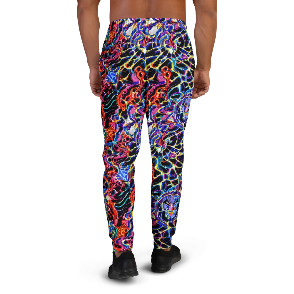 Abyssal Neon on Men's Joggers — Back