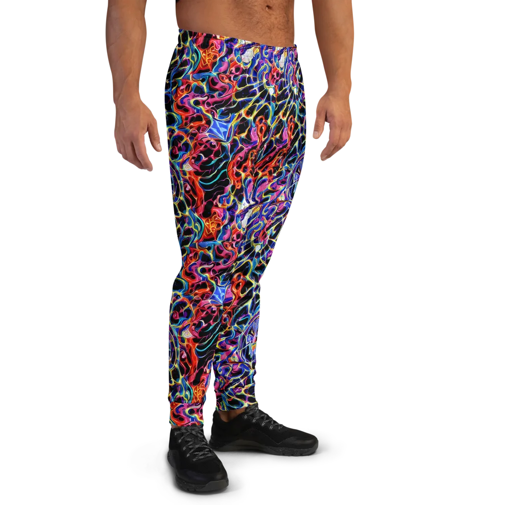 Abyssal Neon on Men's Joggers — Right