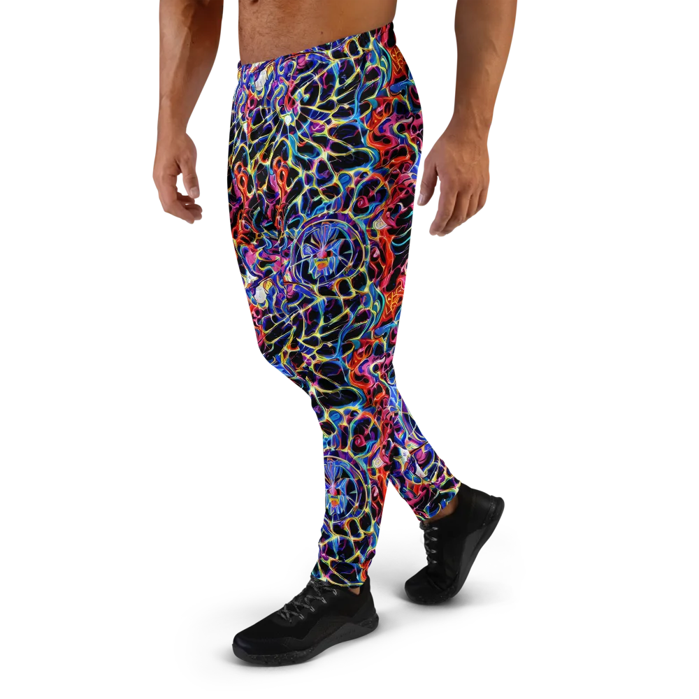 Abyssal Neon on Men's Joggers — Left