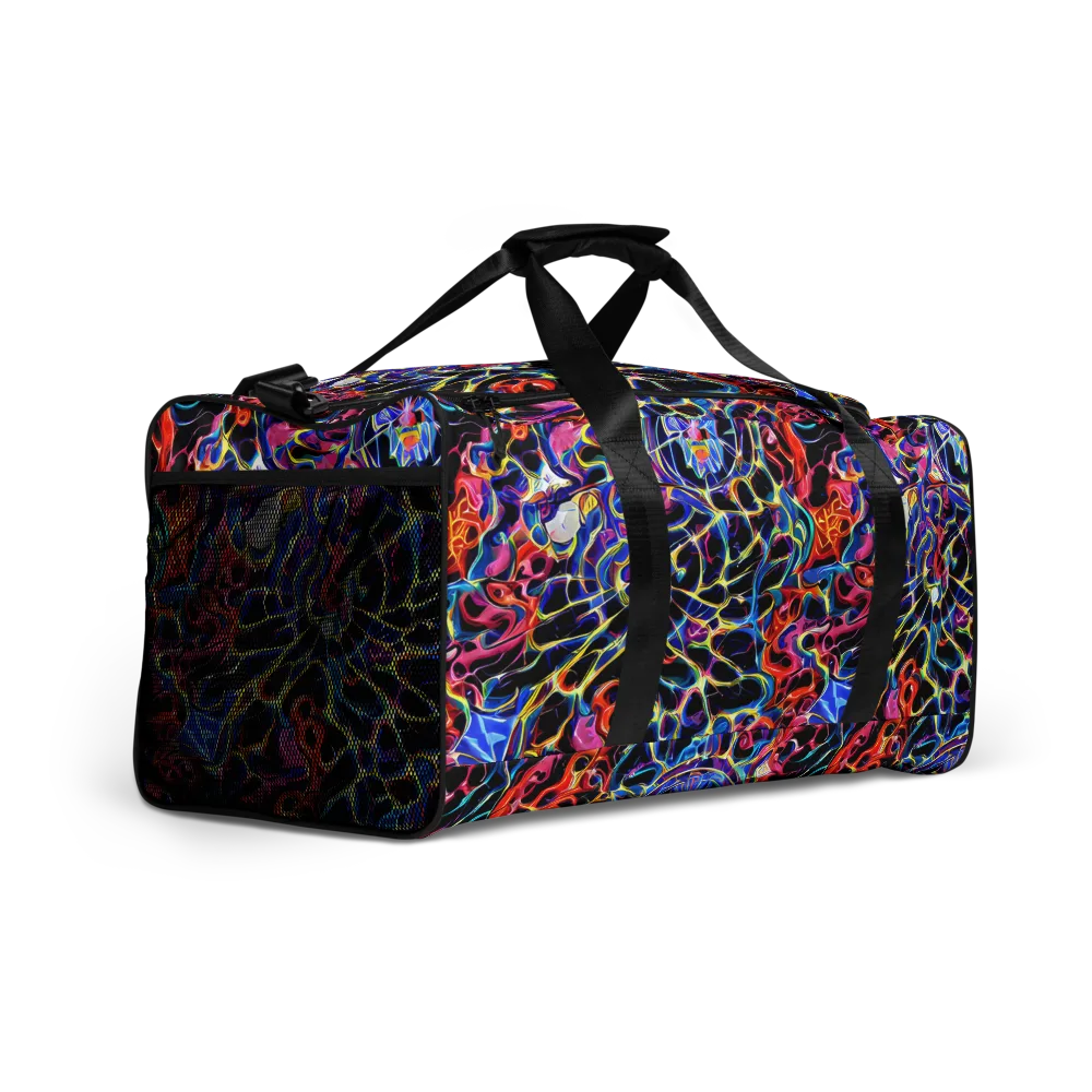 Abyssal Neon on Duffle Bag — Right Front