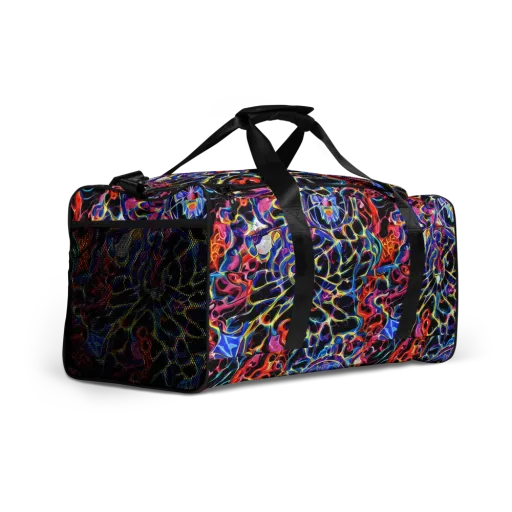 Abyssal Neon on a Duffle Bag