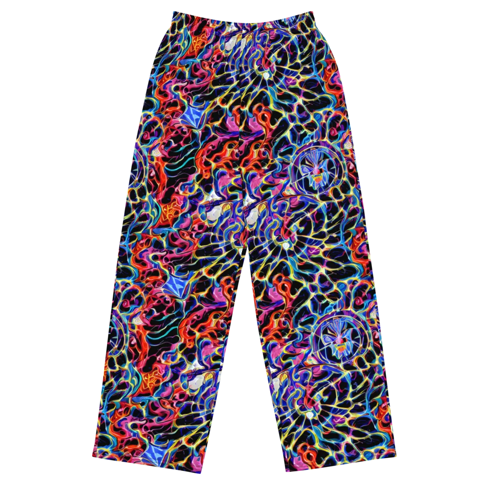 Abyssal Neon on Wide-Leg Pants — Front